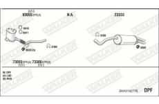 Výfukový systém WALKER SKK019277B