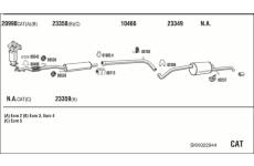 Výfukový systém WALKER SKK022944