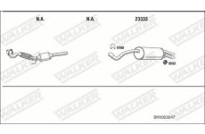 Výfukový systém WALKER SKK023247