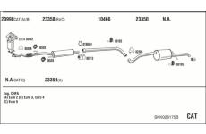 Výfukový systém WALKER SKK028175B