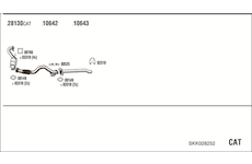 Výfukový systém WALKER SKK028252