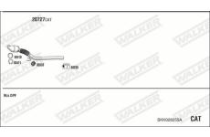 Výfukový systém WALKER SKK028255A
