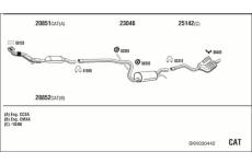 Výfukový systém WALKER SKK030442