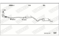 Výfukový systém WALKER SKK056162