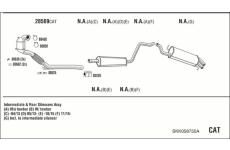 Výfukový systém WALKER SKK058750A