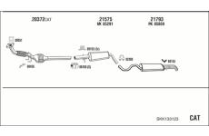 Výfukový systém WALKER SKK133123