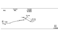 Výfukový systém WALKER SU10110