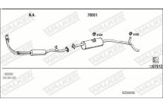 Výfukový systém WALKER SZ30005