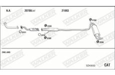 Výfukový systém WALKER SZ40003