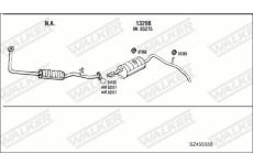 Výfukový systém WALKER SZ45503B