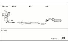 Výfukový systém WALKER SZH27332