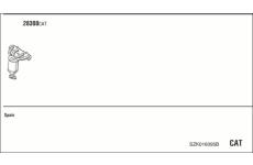 Výfukový systém WALKER SZK016095B