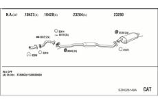 Výfukový systém WALKER SZK028149A