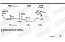 Výfukový systém WALKER SZK129105