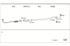 Výfukový systém WALKER TO30611