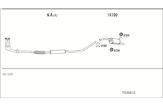 Výfukový systém WALKER TO30613