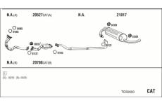 Výfukový systém WALKER TO50650