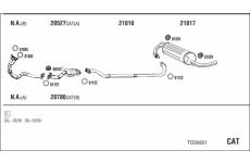 Výfukový systém WALKER TO50651