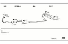 Výfukový systém WALKER TO50652