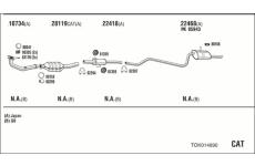 Výfukový systém WALKER TOK014690