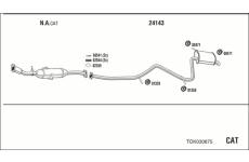 Výfukový systém WALKER TOK030875