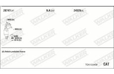 Výfukový systém WALKER TOK133469