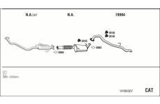 Výfukový systém WALKER VH85007
