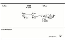 Výfukový systém WALKER VHK015322