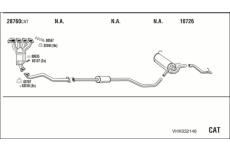Výfukový systém WALKER VHK032148