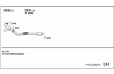 Výfukový systém WALKER VHK032158AA