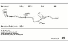 Výfukový systém WALKER VHK100833B