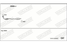 Výfukový systém WALKER VHK123682A