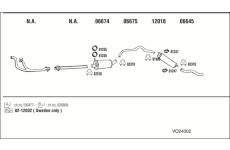 Výfukový systém WALKER VO24002