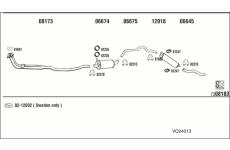 Výfukový systém WALKER VO24013