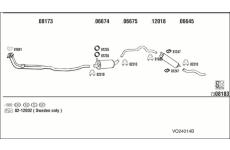 Výfukový systém WALKER VO24014B