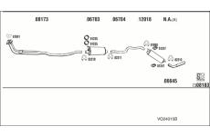 Výfukový systém WALKER VO24015B
