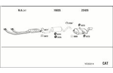 Výfukový systém WALKER VO35014