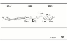 Výfukový systém WALKER VO35015