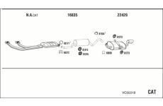 Výfukový systém WALKER VO35018