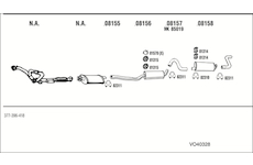 Výfukový systém WALKER VO40328