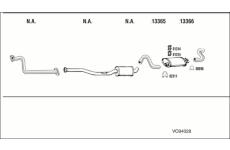 Výfukový systém WALKER VO94028