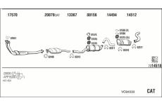 Výfukový systém WALKER VO94030