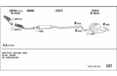 Výfukový systém WALKER VOH14810A
