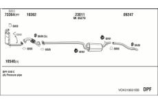 Výfukový systém WALKER VOK018601BB