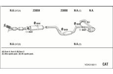 Výfukový systém WALKER VOK019811