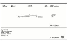 Výfukový systém WALKER VOK107466BB