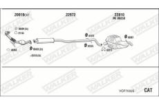 Výfukový systém WALKER VOP70026