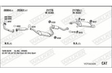 Výfukový systém WALKER VOT06358A