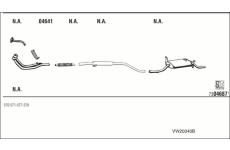 Výfukový systém WALKER VW20040B