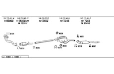 Výfukový systém WALKER VW25067